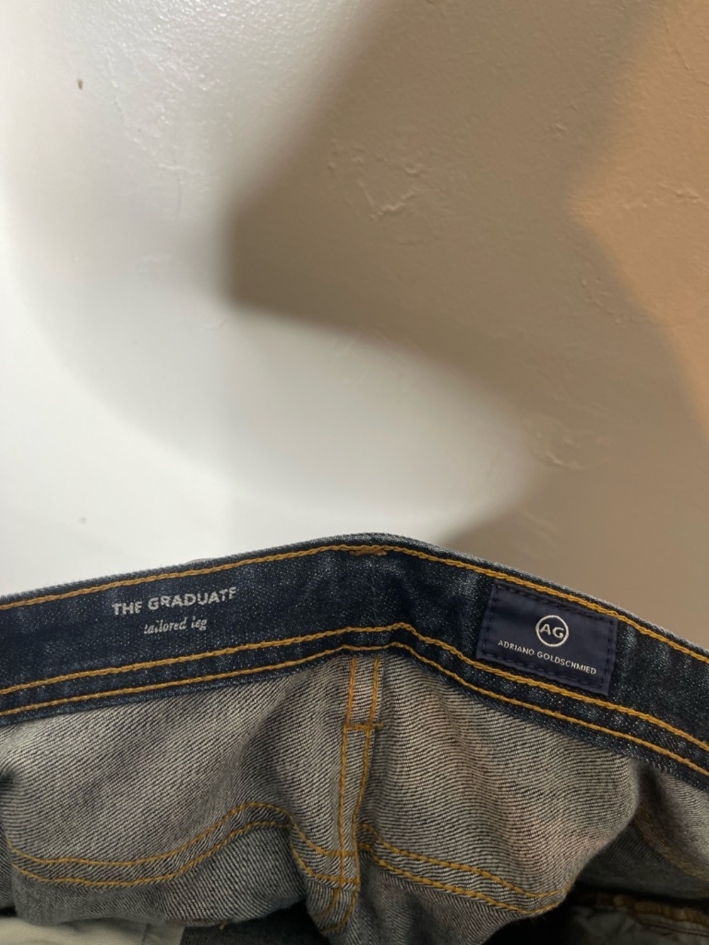 Adriano Goldschmied Graduate Tailored Fit Jeans Mens Size 36x32 - Picture 10 of 11